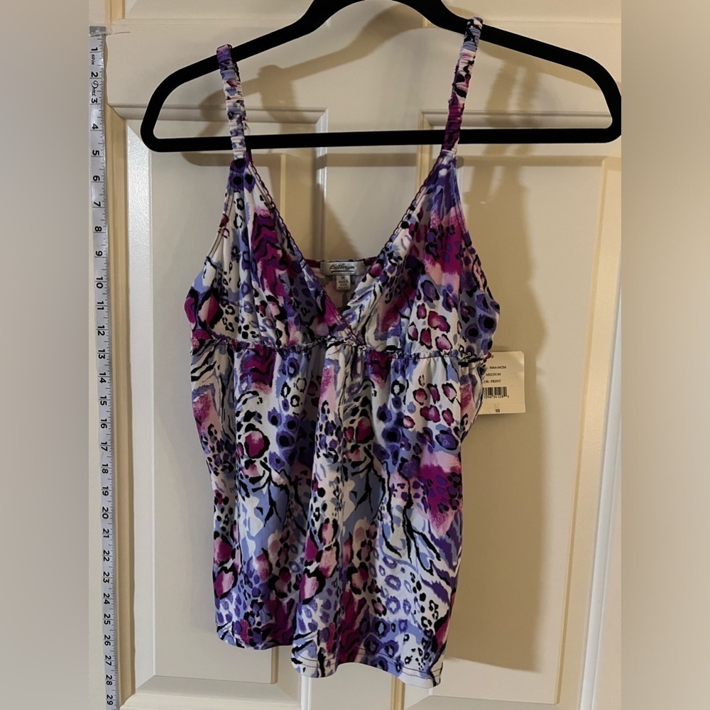 Kathryn Floral print sleeveless tank top, Medium - Picture 10 of 11